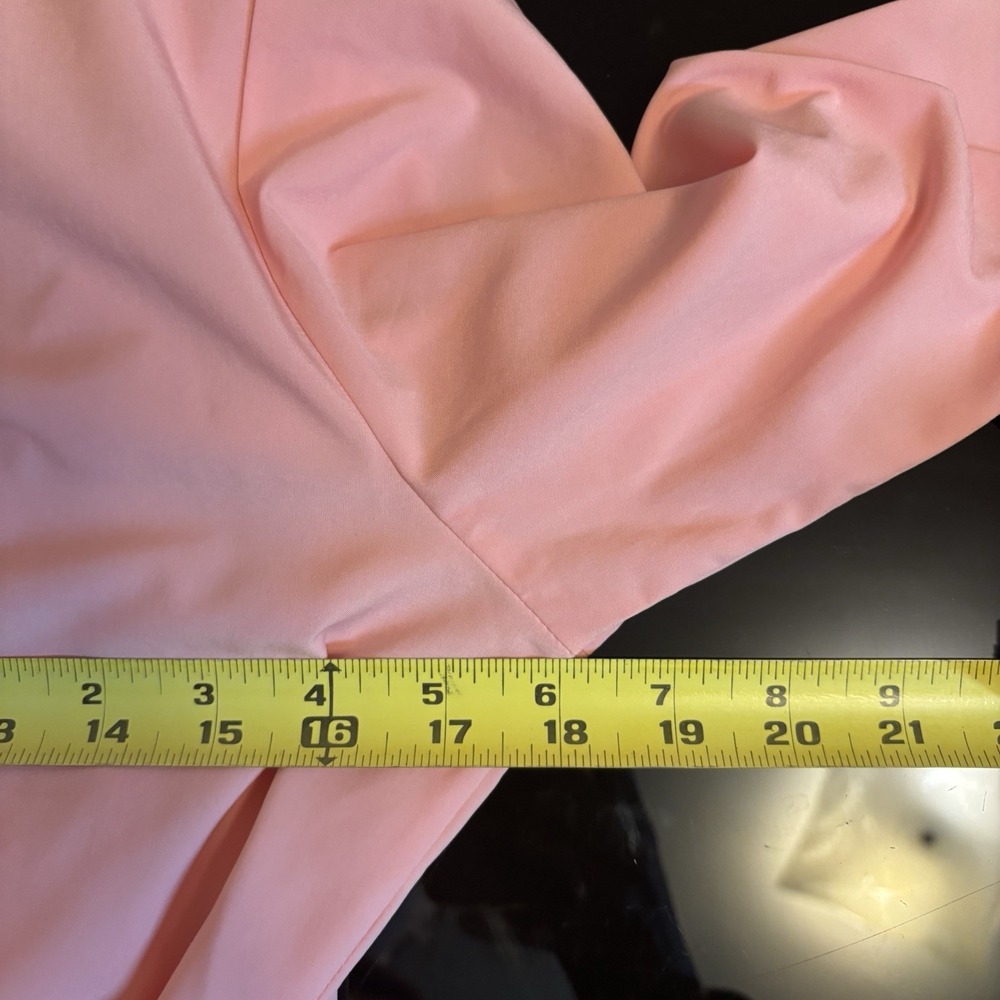 NEW Halara Maxi Dress Wrap Pink Lightweight Ruffle M Activewear - Picture 6 of 6